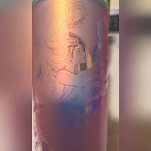 NEW Starbucks Rare Plastic Soft touch Mermaid Cup 16oz